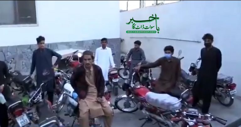 سوات، کم سن موٹر سائیکل سواروں کے خلاف آپریشن، چار دن کی چاندنی پھر اندھیری رات