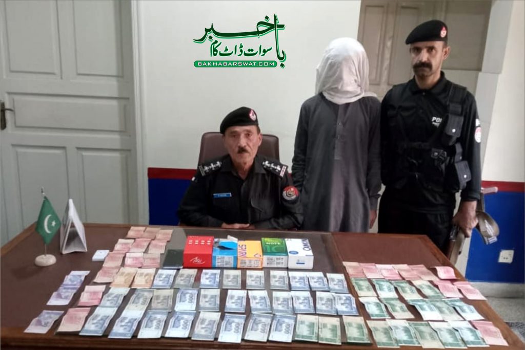 کانجو پولیس کی کارروائی، چور گرفتار،موبائل اور نقد رقم برآمد