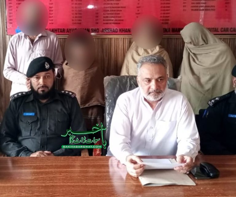 مینگورہ پولیس کی کارروائی، 3 خواتین سمیت 13منشیات فروش گرفتار