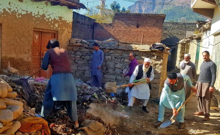 سلام پور، گاؤں سرکاری چم میں صفائی مہم کا آغاز کردیا گیا