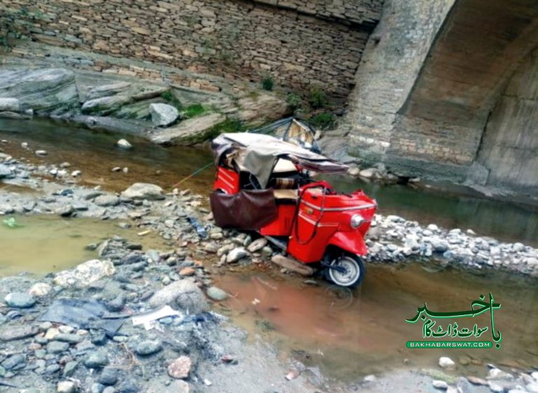 سوات، تلیگرام میں رکشہ حادثہ میں دوجوڑے جاں بحق، دو افراد زخمی