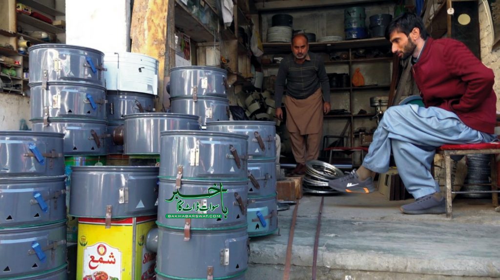 سوات، سردی میں اضافہ کے ساتھ انگیٹھیوں کی طلب میں اضافہ