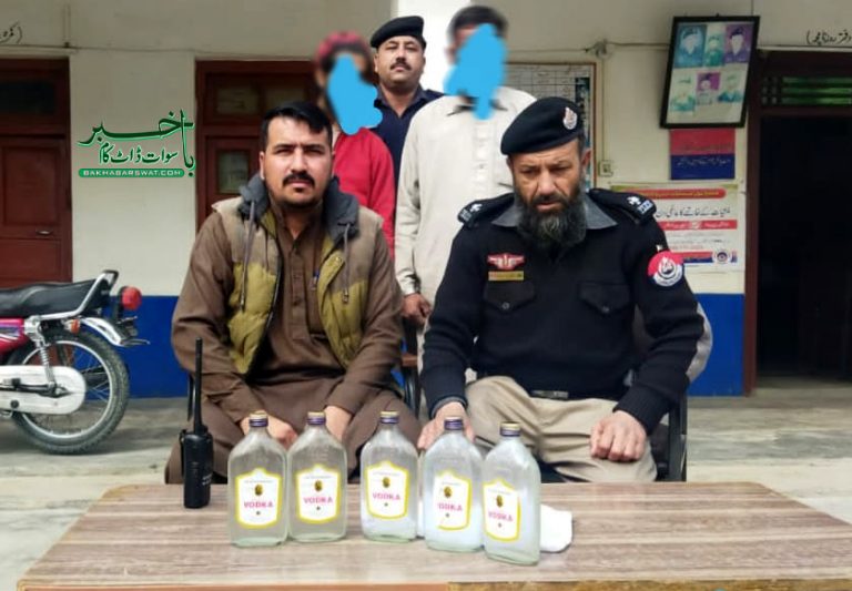 غالیگے پولیس کی کارروائی، شراب برآمد، دو ملزم گرفتار