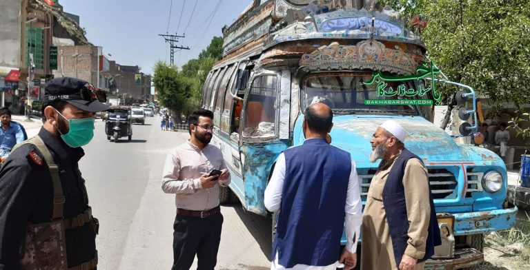 مینگورہ، دھواں چھوڑنے والی گاڑیوں اور تجاوزات کے خلاف آپریشن کا آغاز