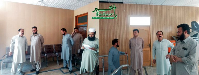ڈی سی سوات کا پریس کلب میں جاری ترقیاتی کاموں کا جائزہ