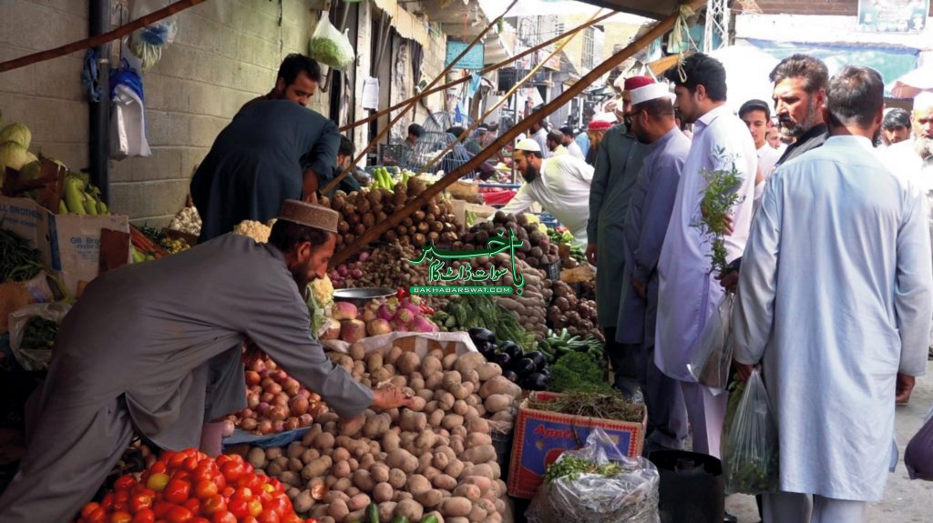 سوات، آسمان سے باتیں کرتی سبزیوں کی قیمتیں گرگئیں