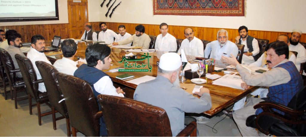 سیدو شریف، محکمہ جنگلات سے متعلق ایک اہم اجلاس کمشنر آفس میں منعقد