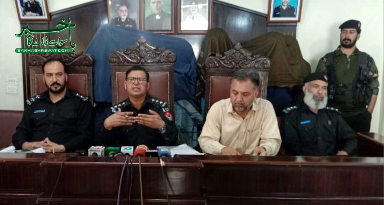 مینگورہ، مختلف جگہوں میں شہریوں کو گن پوائنٹ پر لوٹنے والا گینگ گرفتار