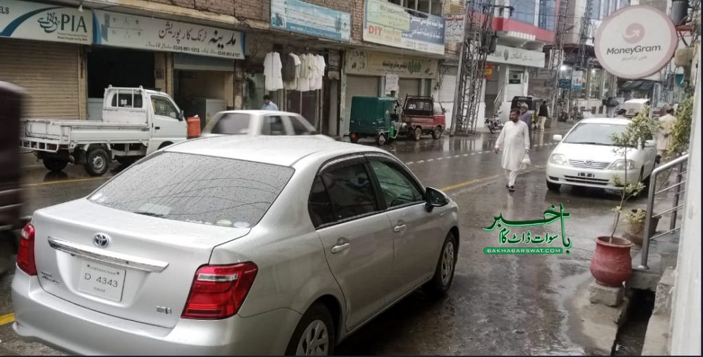 سوات، چوتھے روز بھی بارش کا سلسلہ جاری،موسم ٹھنڈا ہوگیا