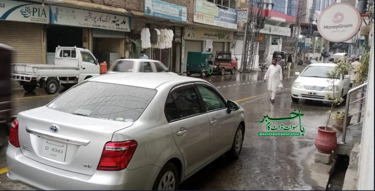 سوات، بارش اور بالائی پہاڑوں پر ہلکی برف باری،سردی میں اضافہ