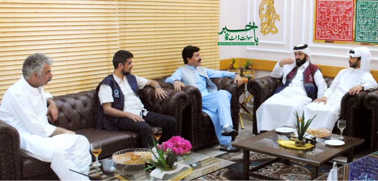 قطر چیریٹی کے وفد کی کمشنر ملاکنڈ ڈویژن سے ملاقات