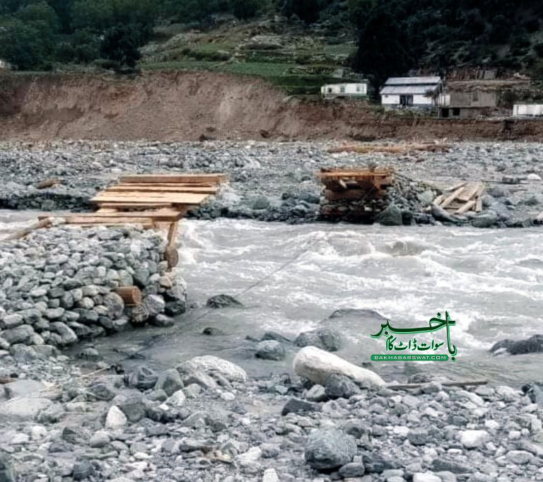 سیلابی ریلے میں پل بہنے سے پالیر باقی ماندہ ملک سے کٹ کر رہ گیا