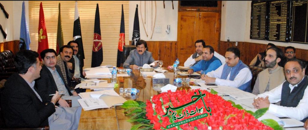 کمشنر ملاکنڈ ڈویژن کی زیرِ صدارت اضلاع کی کارکردگی بارے اجلاس