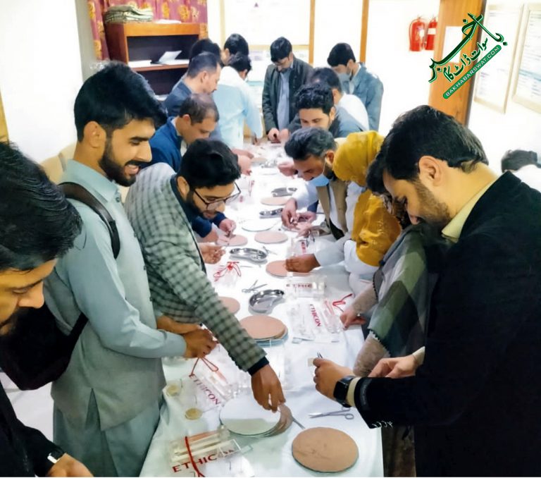 سیدو ٹیچنگ ہسپتال کے سرجیکل یونٹ میں اہم ورکشاپ