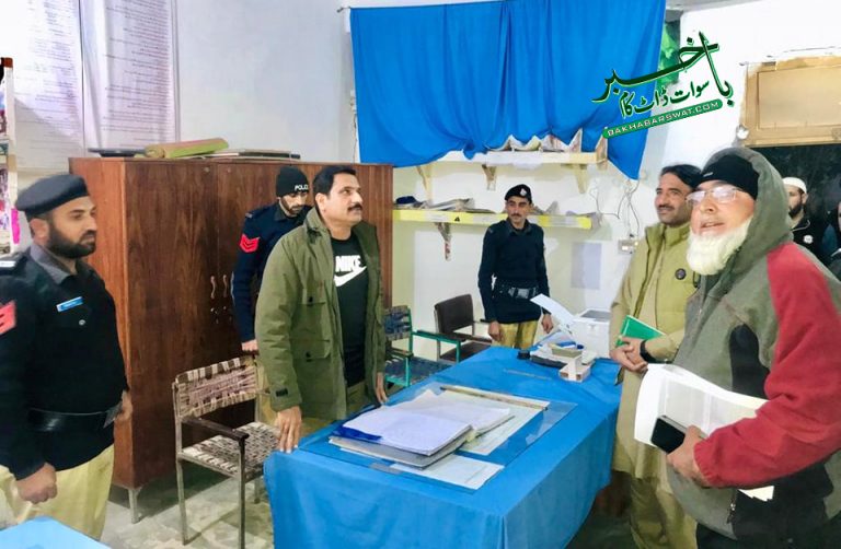 ڈی پی اُو سوات کا تھانہ ملم جبہ اور پولیس پوسٹ تلیگرام کا وزٹ