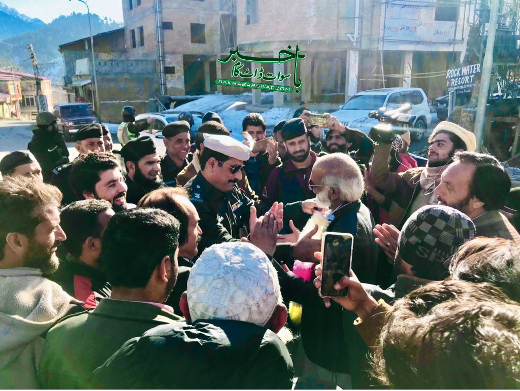 ڈی پی اُو سوات شفیع اللہ خان گنڈاپور کا کالام کا دورہ