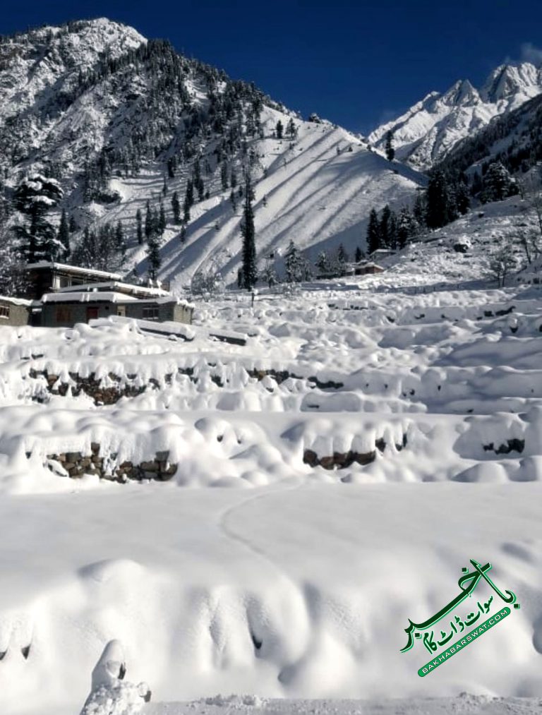 سوات، بارش و برف باری سے موسم دوبارہ سرد