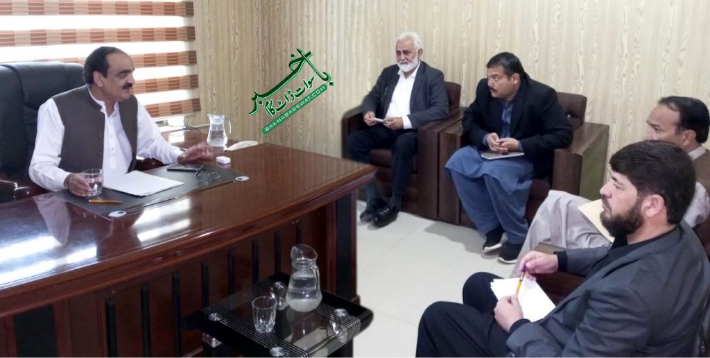 سیدو شریف، نگران وزیر برائے مواصلات و تعمیرات محمد علی شاہ کی زیرِ صدارت اجلاس