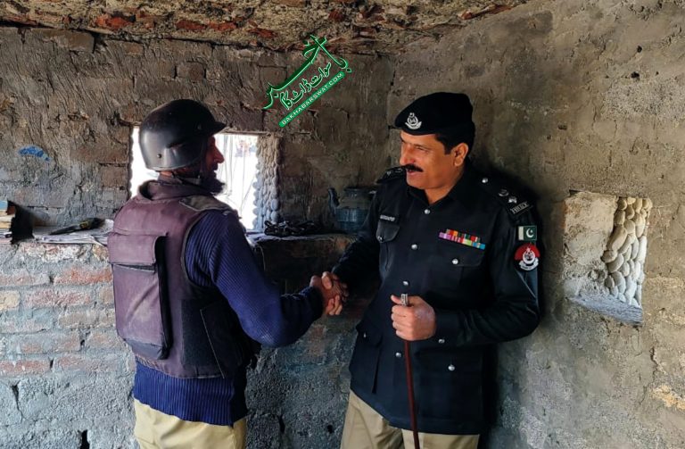 ڈی پی اُو سوات کا پولیس ٹریننگ سکول کے سیکورٹی انتظامات کے حوالے سے دورہ
