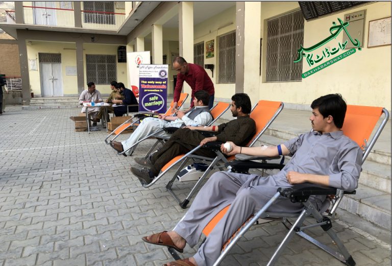 بلوگرام، چنار فاؤنڈیشن کا تھیلی سیمیا سے متاثرہ بچوں کے لیے بلڈ کیمپ کا انعقاد