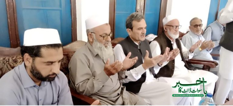 اے این پی مرکزی سینئر نائب صدر امیر حیدر خان ہوتی کا مختصر دورہئ سوات