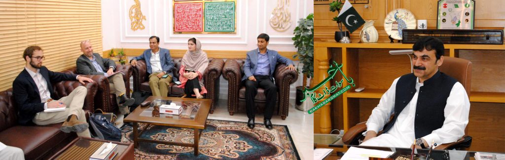 برطانوی ہائی کمیشن اسلام آباد کے شش رکنی وفد کی کمشنر ملاکنڈ ڈویژن سے ملاقات