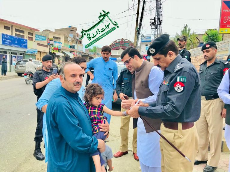ڈی پی اُو سوات کا انسدادِ پولیو مہم کے سلسلے میں مختلف علاقوں کا دورہ