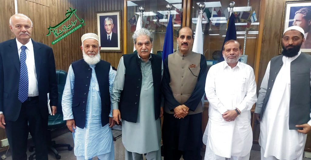 سوات چیمبر آف کامرس اینڈ انڈسٹری کے وفد کا وزیرِ مملکت سے ملاقات