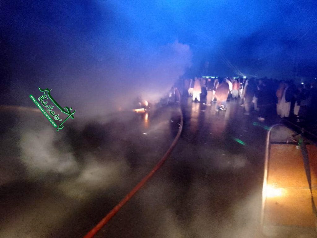 سوات، دو ٹریفک حادثات میں پانچ افراد زخمی، ایک گاڑی میں آگ لگی