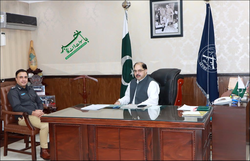 سوات،ڈپٹی کمشنر کی نوتعینات ڈی پی اُو سے ملاقات