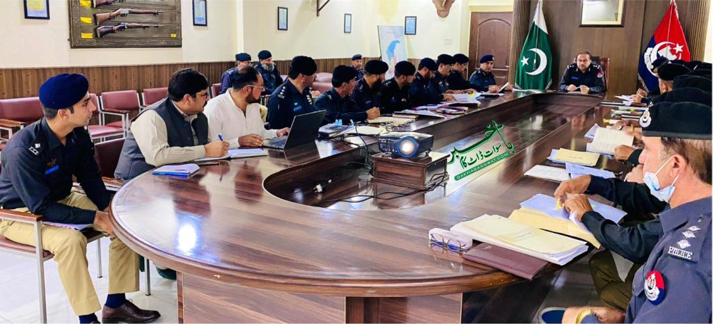 آر پی اُوکی سر براہی میں پولیس افسران کے ساتھ کرائم میٹنگ کا انعقاد