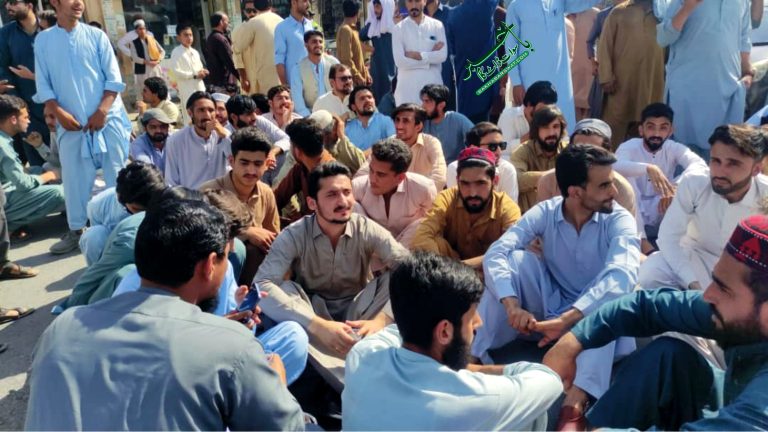 سوات اولسی پاسون کی جانب سے احتجاج دھرنے میں بدل گیا