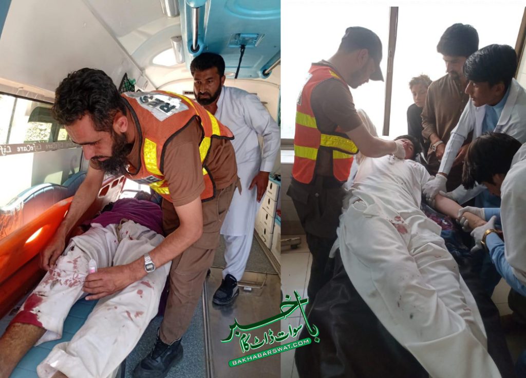 کبل چھوٹا کالام،موٹر کار اور موٹر سائیکل میں تصادم، پانچ افراد زخمی