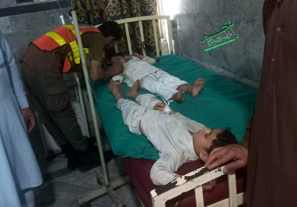 مٹہ ٹانگار،نجی سکول کی چھت گرگئی، 6 بچے زخمی