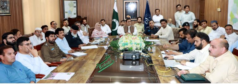 سوات، وزیر اعلیٰ کے احکامات کی روشنی میں اہم اجلاس منعقد