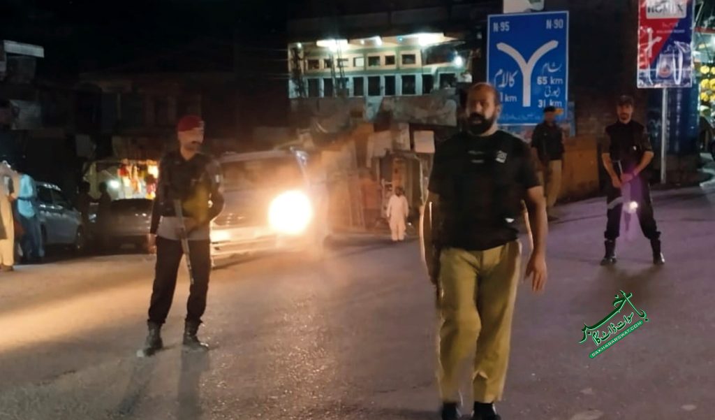 سوات، پولیس نے رات کے گشتی دورانیے میں اضافہ کردیا