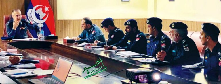 آئی جی پی پولیس کا امن و امان کا جائزہ لینے کے لئے سوات کا دورہ