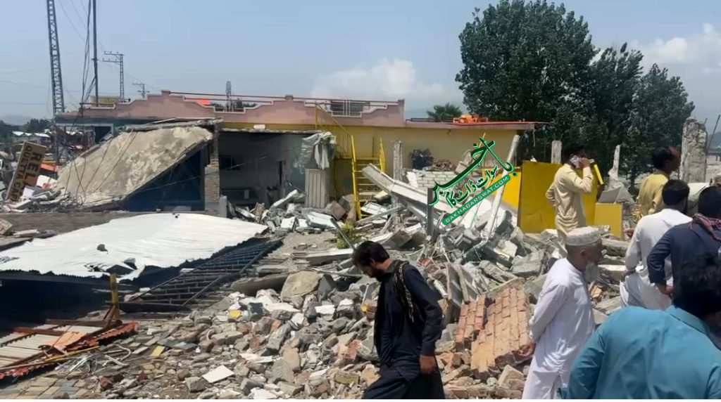 سوات، دریا کنارے تجاوزات کے خلاف آپرشن دوسرے روز بھی بند