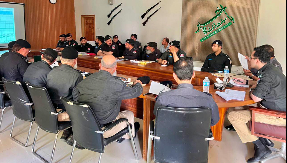 سوات، ڈی پی او کی زیرِ صدارت کرائم میٹنگ منعقد