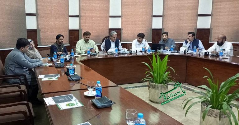 ایگریکلچر یونیورسٹی سوات کی سنڈیکیٹ کا اجلاس