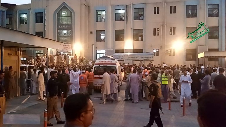 کبل، پولیس سٹیشن کے گیٹ پر خودکش حملہ، 14 شہید، درجن سے زیادہ زخمی